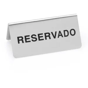 Комплект табели „Reservado“ WAS GERMANY 10 x 5 см — к-т 12 бр.