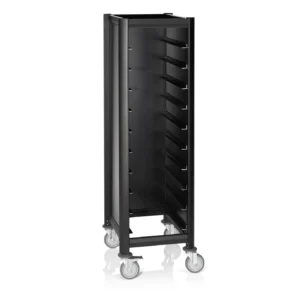 Количка за рафтове EN SINGLE MENSA BLACK 60 x 50 см черно