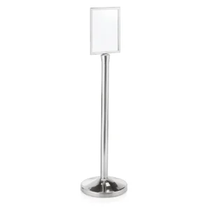 Държач за табели CLASSIC 39.5 x 22 x В6.3 см сребристо