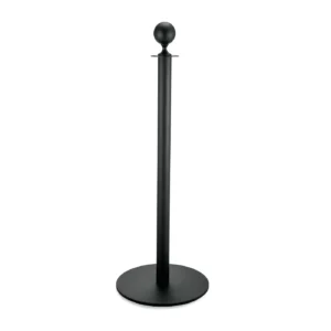 Комплект топки за бариерни стълбове CLASSIC 36 x 36 x В95 см черно — к-т 2 бр.