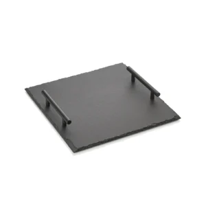 Плоча от естествен шист с дръжки SLATE LINE 30 x 30 x В3.6 см