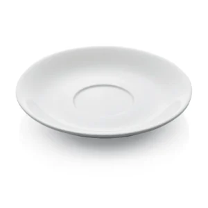 Комплект кафе лате и чинийки ITALIA WHITE Ø17 x В2.5 см — к-т 6 бр.