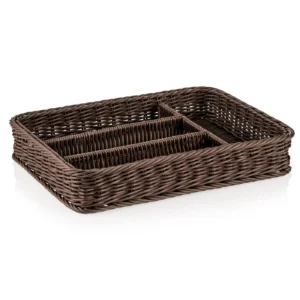Кошница за прибори WEAVER PRO SYSTEMKÖRBE 40 x 30 x В7.8 см тъмнокафяво