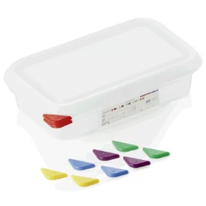 Комплект GN контейнери 1/4 GN 86 26 x 16 x В6.3 см 1.8 л — к-т 6 бр.