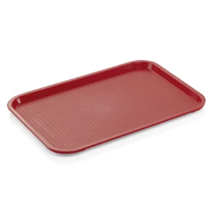 Поднос за бързо хранене FAST FOOD TRAYS 35 x 27 x В2 см червено