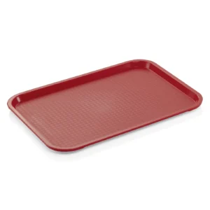 Поднос за бързо хранене FAST FOOD TRAYS 41.5 x 31 x В1.9 см червено
