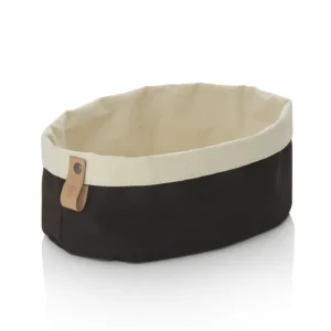 Торба за хляб FLIP COTTON 25 x 18 x В12 см черно-кремаво