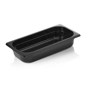 GN съд 1/3 GN 96 BLACK В65 мм 2.5 л черно
