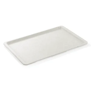 EN табла TRAY 96 53 x 37 x В1.6 см млечнобяло с малки точки
